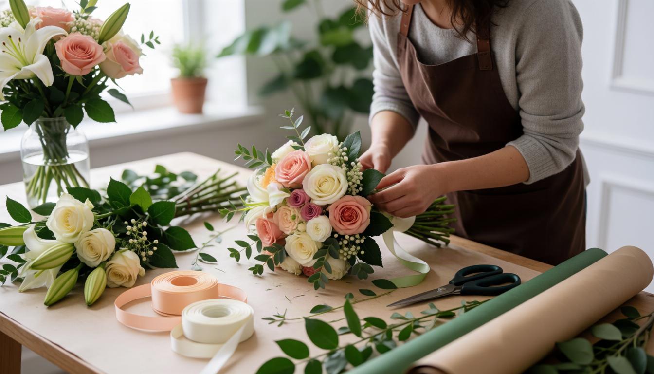 Ramos y flores para bodas íntimas